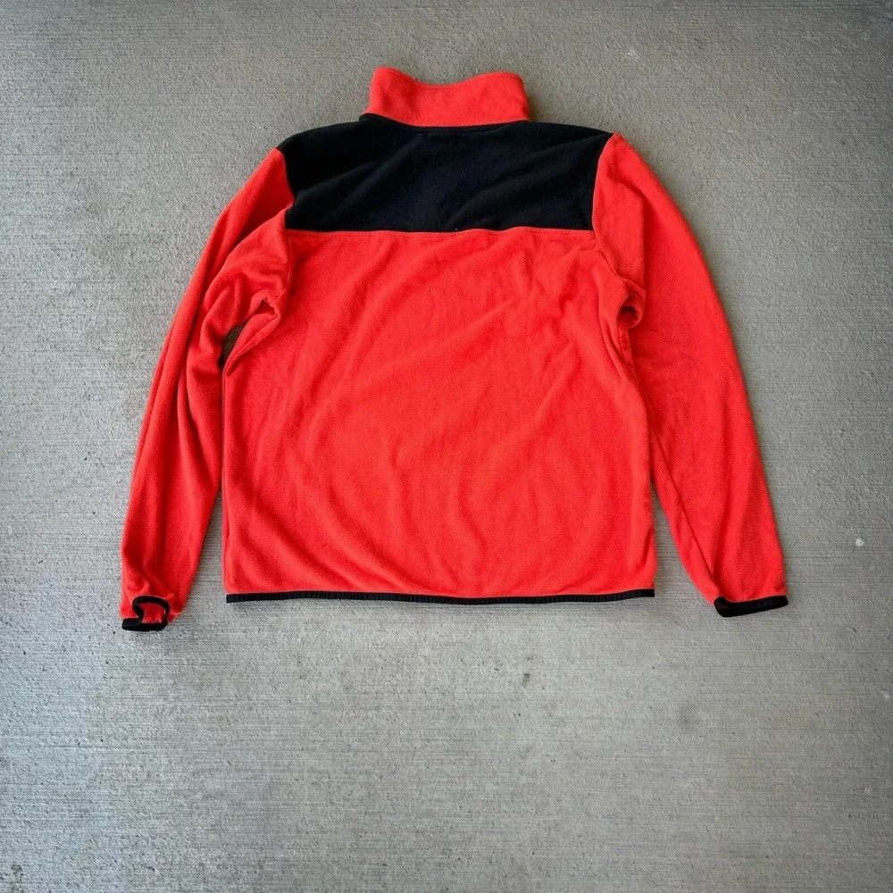 The North Face Vintage Red‎ Fleece Pullover Snap-T Jacket Men's Size L